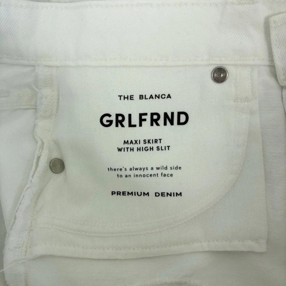 GRLFRND Blanca Maxi Skirt in Brentwood Size 26